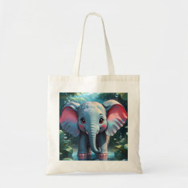 Cute Elephant i Rain Tygkasse