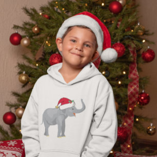Cute Elephant jul Kids T Shirt