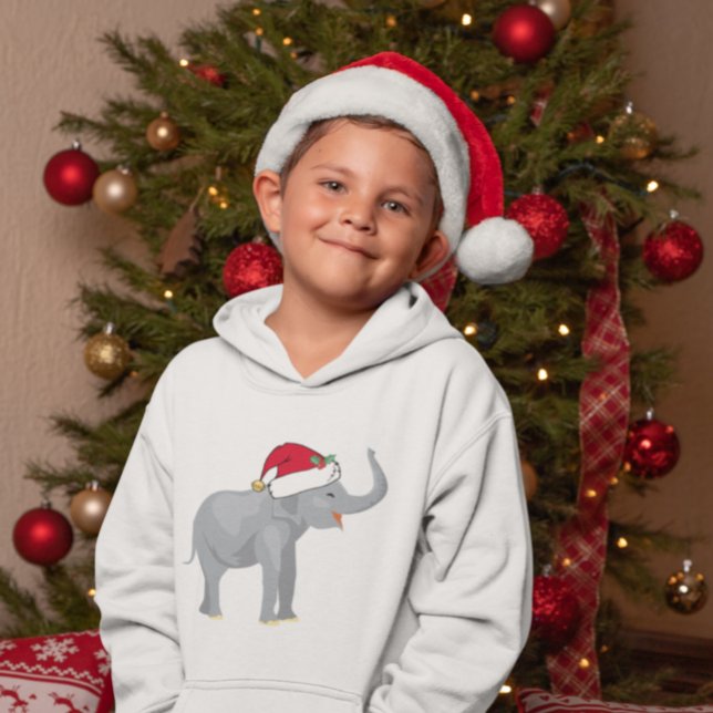 Cute Elephant jul Kids T Shirt (Skapare uppladdad)