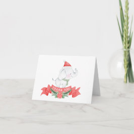 Cute Elephant | Jul Tack Kort