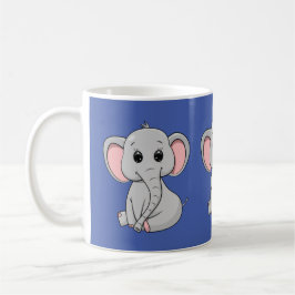 Cute Elephant Kaffemugg