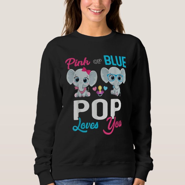 Cute Elephant Keeper Of The Gender Pop Loves You R T Shirt (Framsida)