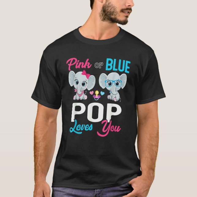 Cute Elephant Keeper Of The Gender Pop Loves You R T Shirt (Framsida)