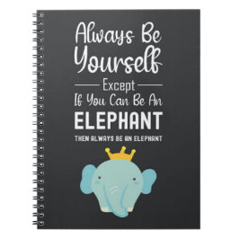 Cute Elephant Lover Gifts Fun Funny Animals Anteckningsbok