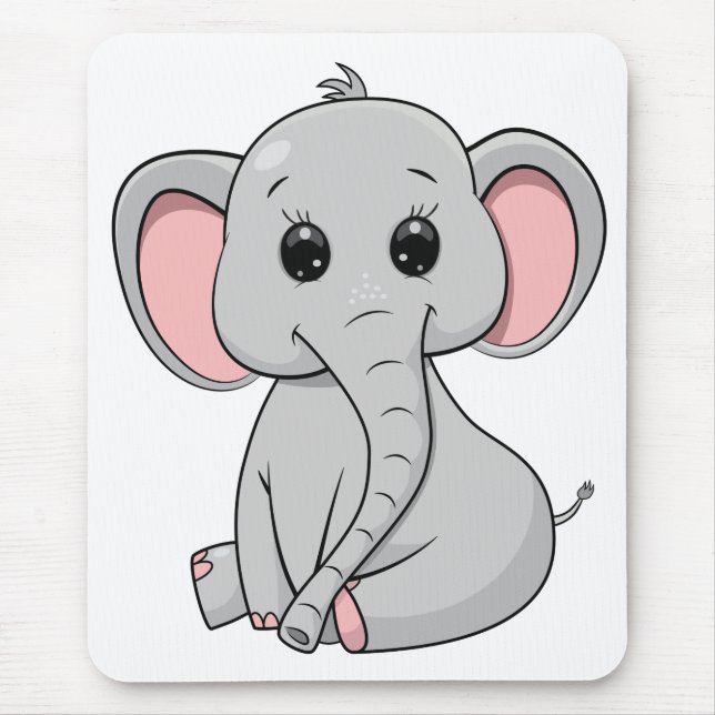 Cute Elephant Musmatta (Framsidan)