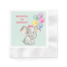 Cute Elephant Party Balloons Birthday