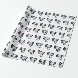 Cute elephant presentpapper