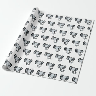 Cute elephant presentpapper
