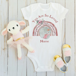 Cute Elephant Rainbow T Shirt