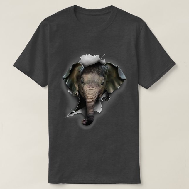Cute Elephant Shirt, Elephant Gifts, Elephant Kärl T Shirt (Design framsida)