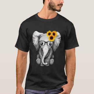 Cute Elephant Solros T Shirt