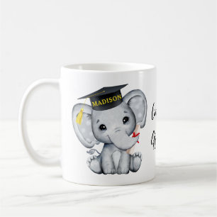 Cute Elephant Studenten Kaffemugg