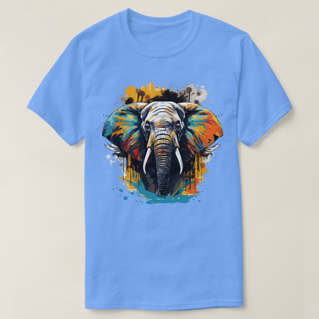 Cute Elephant T Shirt (Design framsida)