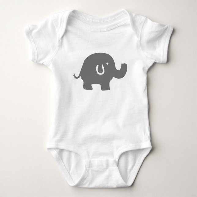 Cute Elephant T-shirt (Framsida)