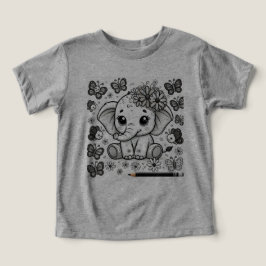Cute Elephant T Shirt