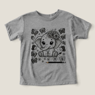 Cute Elephant T Shirt
