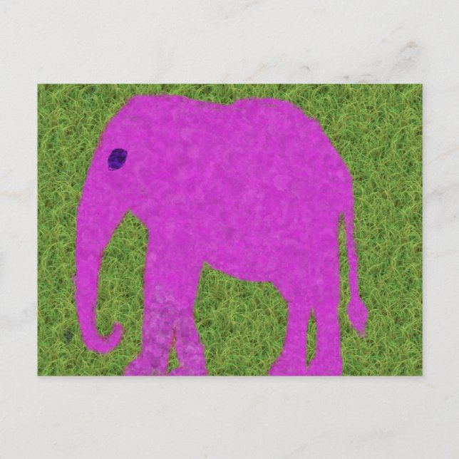 Cute Elephant-vykort Vykort (Framsida)