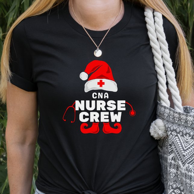 Cute Elf CNA Kurse Julbesättning T Shirt (Skapare uppladdad)