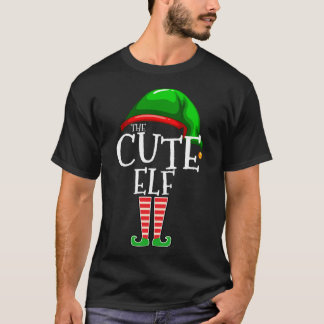 Cute Elf-gruppen matchar familjejulgåvan T Shirt