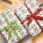Cute Elf HAR EN HELT JRISTMAS Presentpapper<br><div class="desc">Roligt,  vismisk julklapp med typografi-helgdag HAR EN HOLLY JOLLY CHRISTMAS med sött ben i rött och grönt mot vit bakgrund. Kontakta designern via Zazzle-Chatta eller makeitaboutyoustore@gmail.com om du vill att designen ska ändras,  på en annan produkt eller om du vill samordna produkter.</div>
