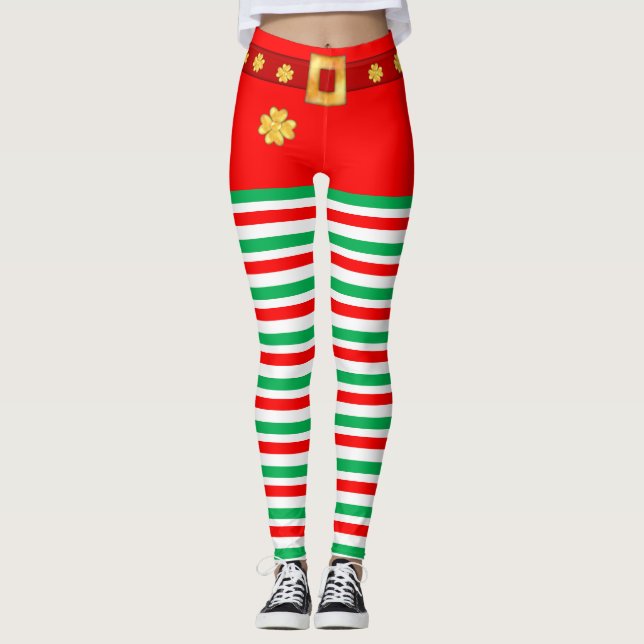 Cute Elf-leeggeringar Leggings (Framsida)
