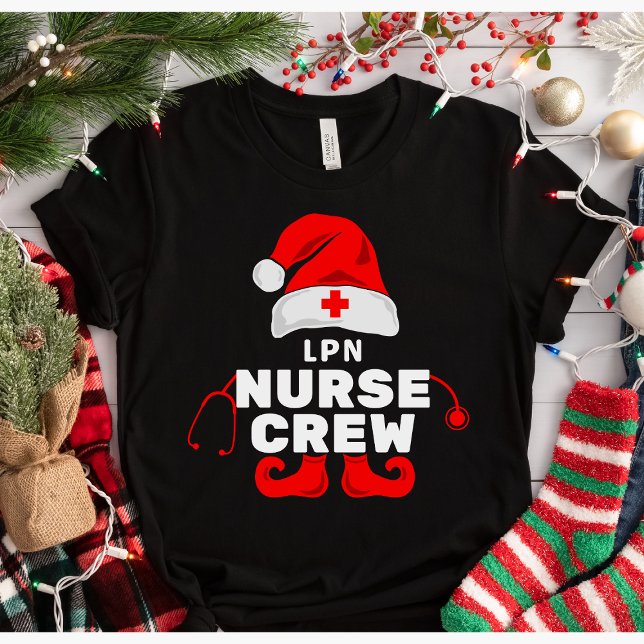 Cute Elf LPN: Näringsjulbesättning T Shirt (Skapare uppladdad)