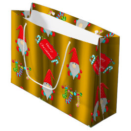 Cute Elves Golden jul