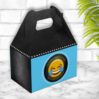 Cute Emoji Födelsedagsfest Presentaskar