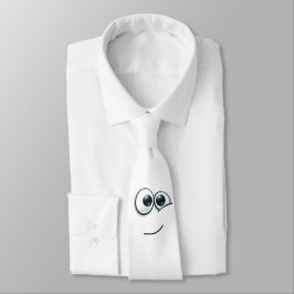 Cute emoji med anpassadets bakgrund slips