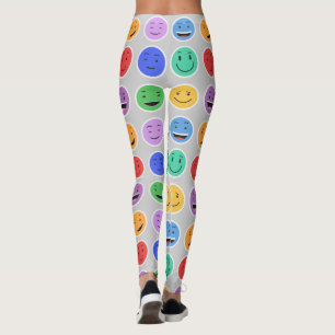 Cute Emoticon leggings