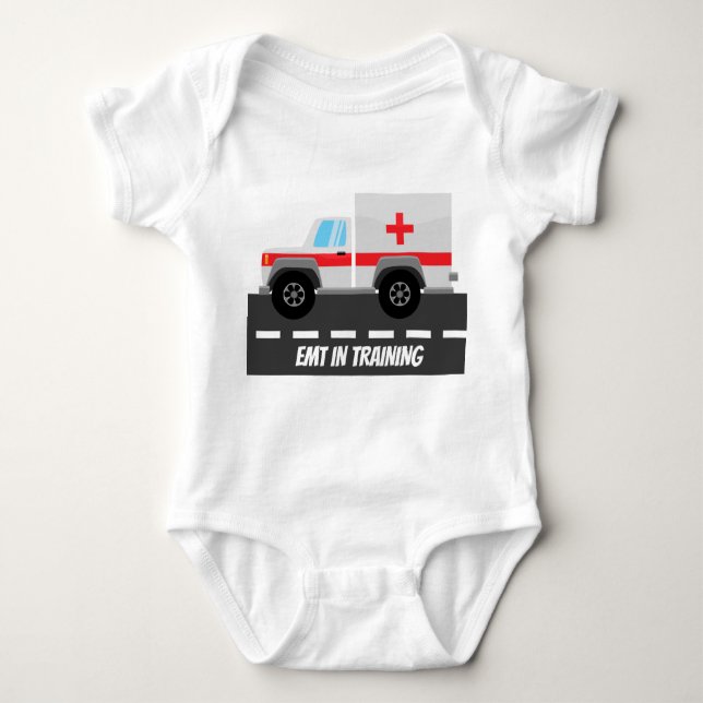 Cute EMT-karosseri för träning av baby T Shirt (Framsida)