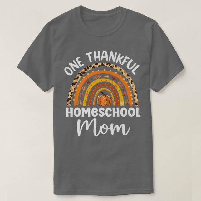 Cute En tack och lov, homeschool mamma höst tillba T Shirt (Design framsida)