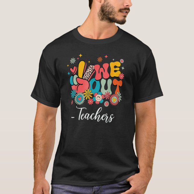 Cute End Of School Year Teacher Summer Bruh We Out T Shirt (Framsida)