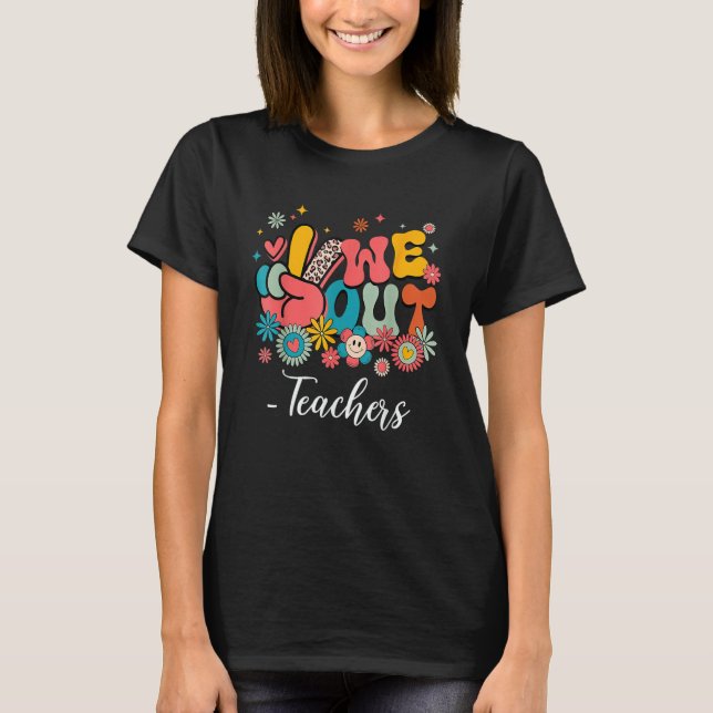 Cute End Of School Year Teacher Summer Bruh We Out T Shirt (Framsida)