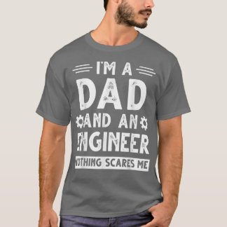 Cute Engineer Dad Men Father's Day Mechanical Engi T Shirt
