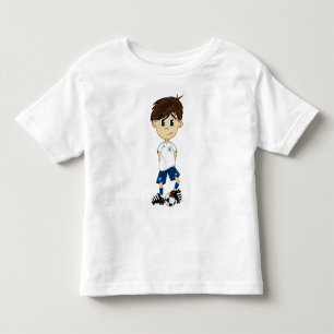 Cute England Soccer Boy Tee