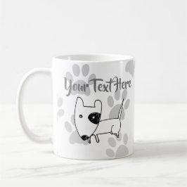 Cute English Bull Terrier Kaffemugg