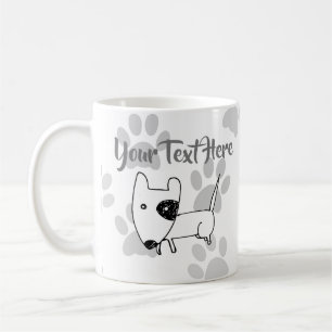 Cute English Bull Terrier Kaffemugg