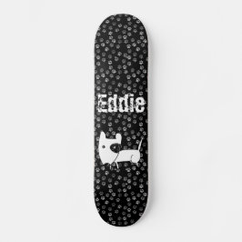 Cute English Bull Terrier Mini Skateboard Bräda 18,5 Cm