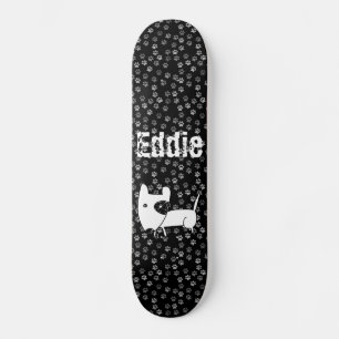 Cute English Bull Terrier Mini Skateboard Bräda 18,5 Cm
