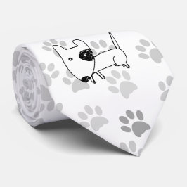 Cute English Bull Terrier Slips