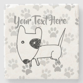 Cute English Bull Terrier Stenunderlägg