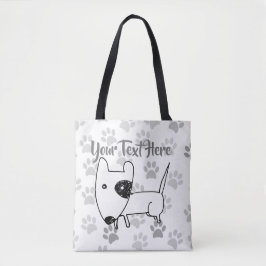 Cute English Bull Terrier Tygkasse