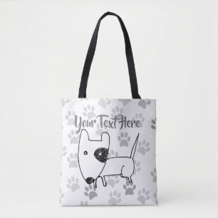 Cute English Bull Terrier Tygkasse