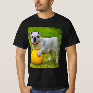 Cute English Bulldog Basketball Bulldog Älskare Gi T Shirt