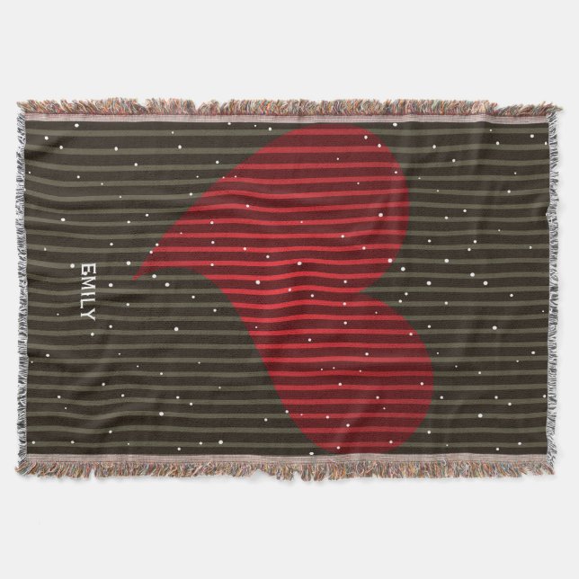 Cute Enkla mousserande Valentineser Heart Mysfilt (Framsidan)