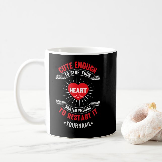 Cute Enough to Stop Your Heart Skilled Enough to Kaffemugg (Med munk)