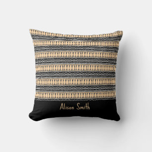 Cute Ethnic Mönster, African Art Kudde