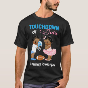 Cute Ethnic Touchdown eller Tutu Mamma Kärlek du T Shirt