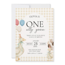 Cute Ett Fånig går på födelsedag